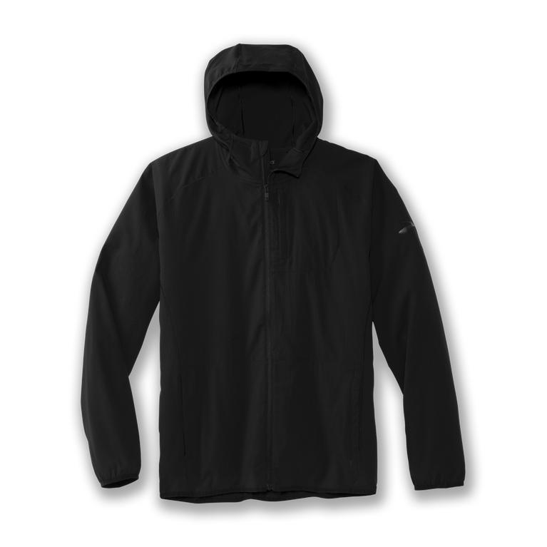 Brooks Canopy Men's Running Jackets - Black (62391-GACI)